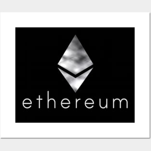 Etheric Ethereum (ETH) Logo Posters and Art